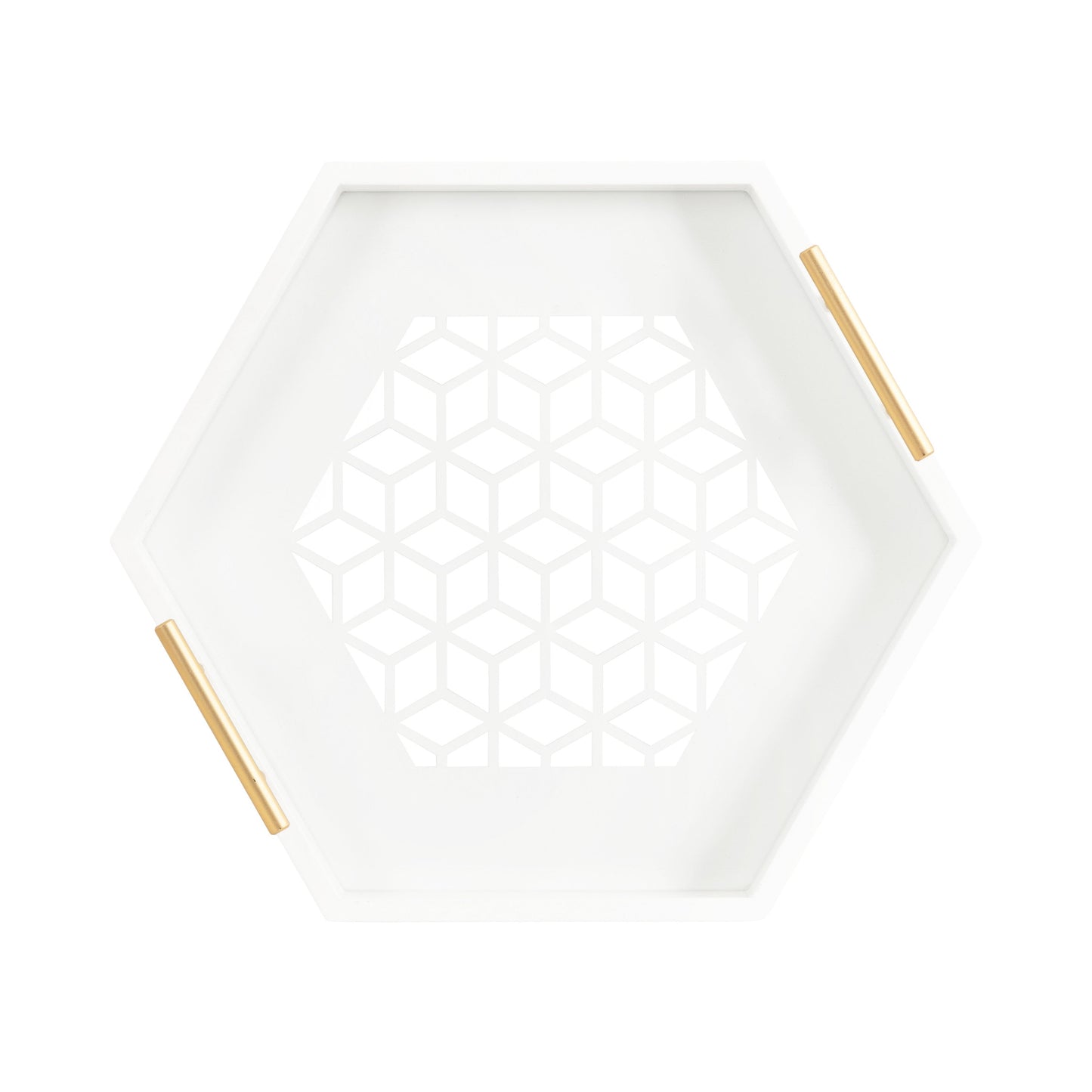 Caspen Hexagon Decorative Tray