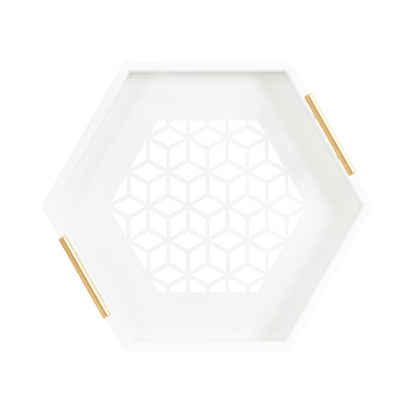 Caspen Hexagon Decorative Tray