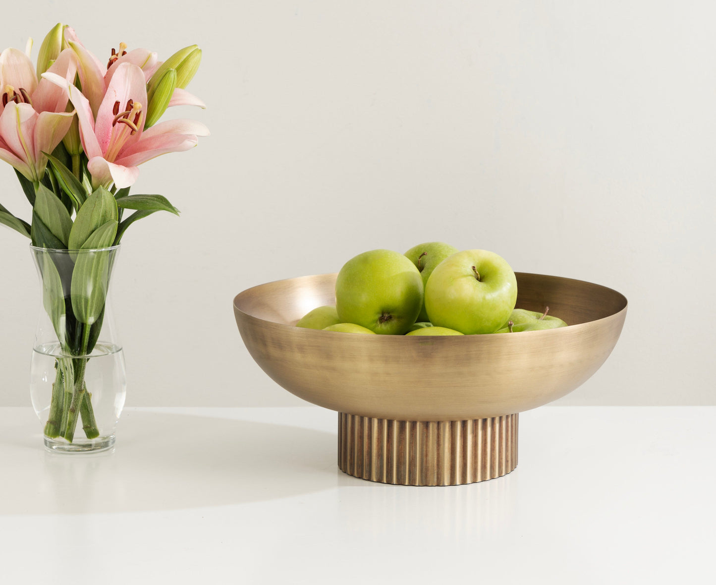 Rooks Ribbed Metal Bowl