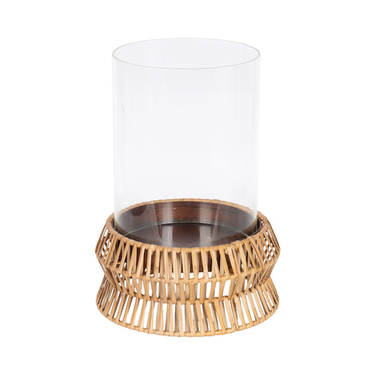 Rashana Rattan Pillar Candle Holder