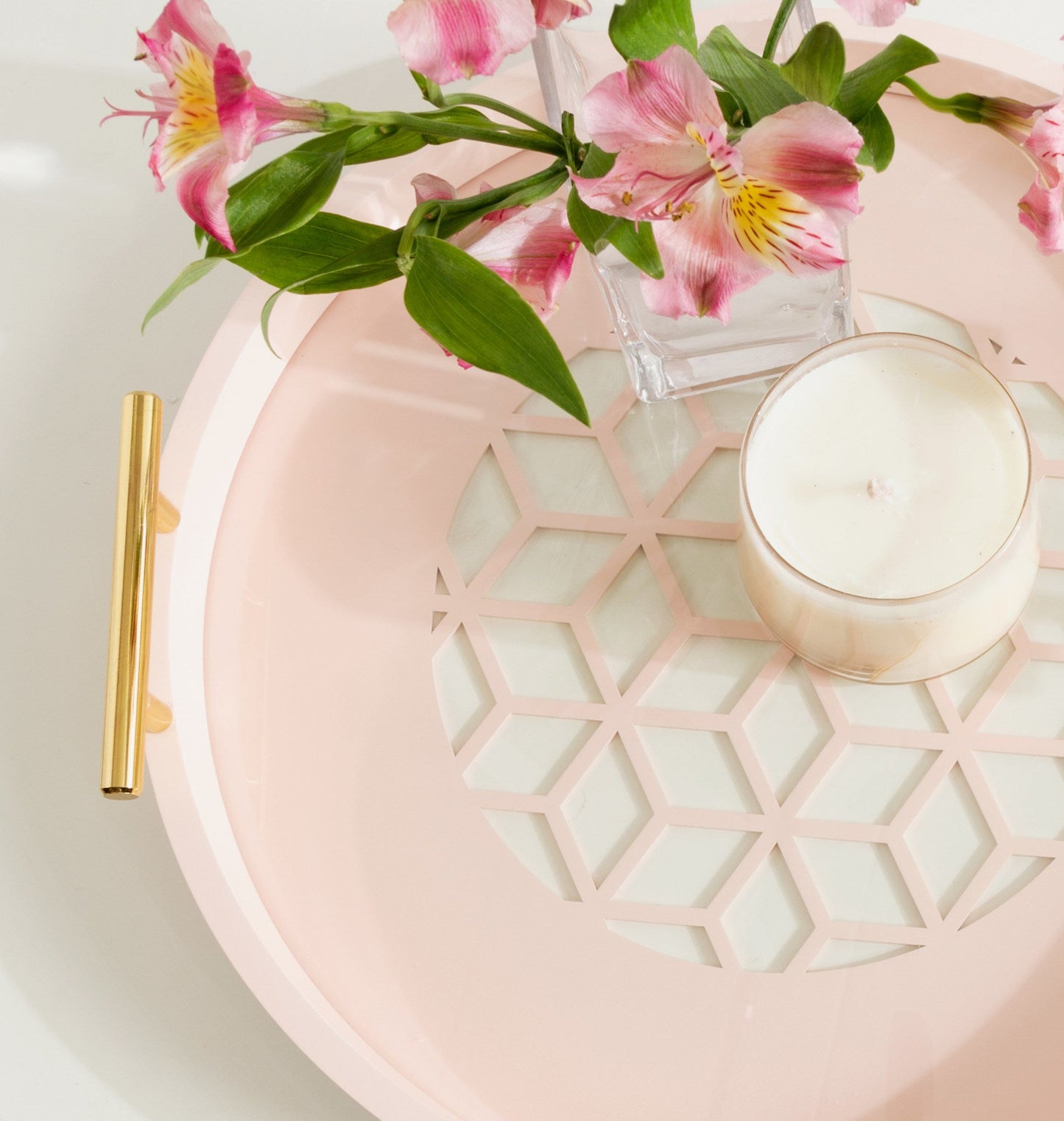 Caspen Round Decorative Tray