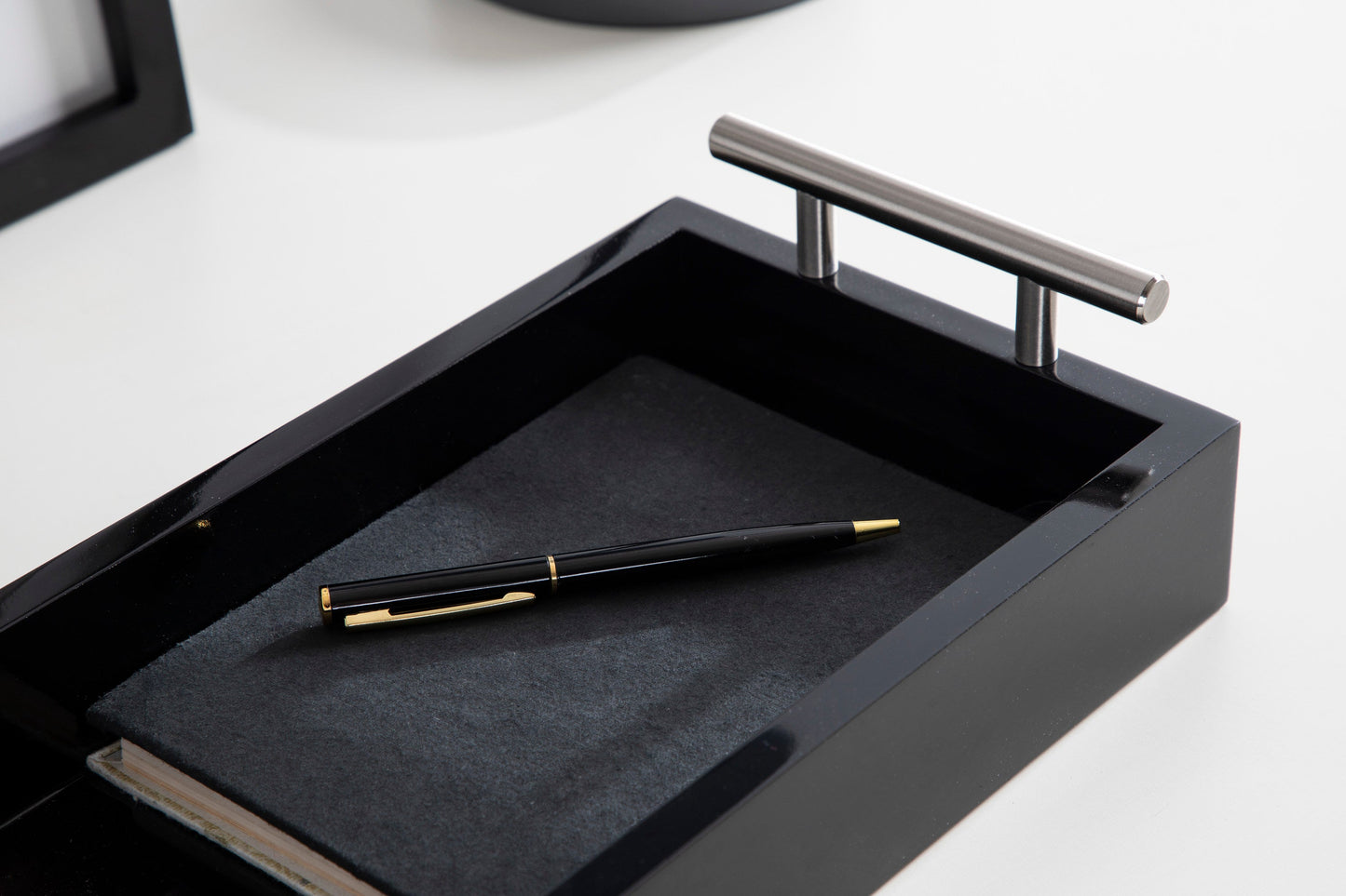 Lipton Rectangle Wood Tray Set