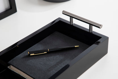 Lipton Rectangle Wood Tray Set