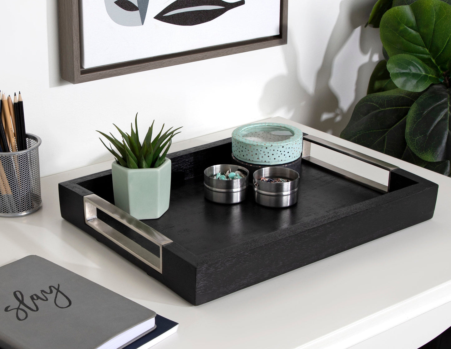 Heller Decorative Wood Tray